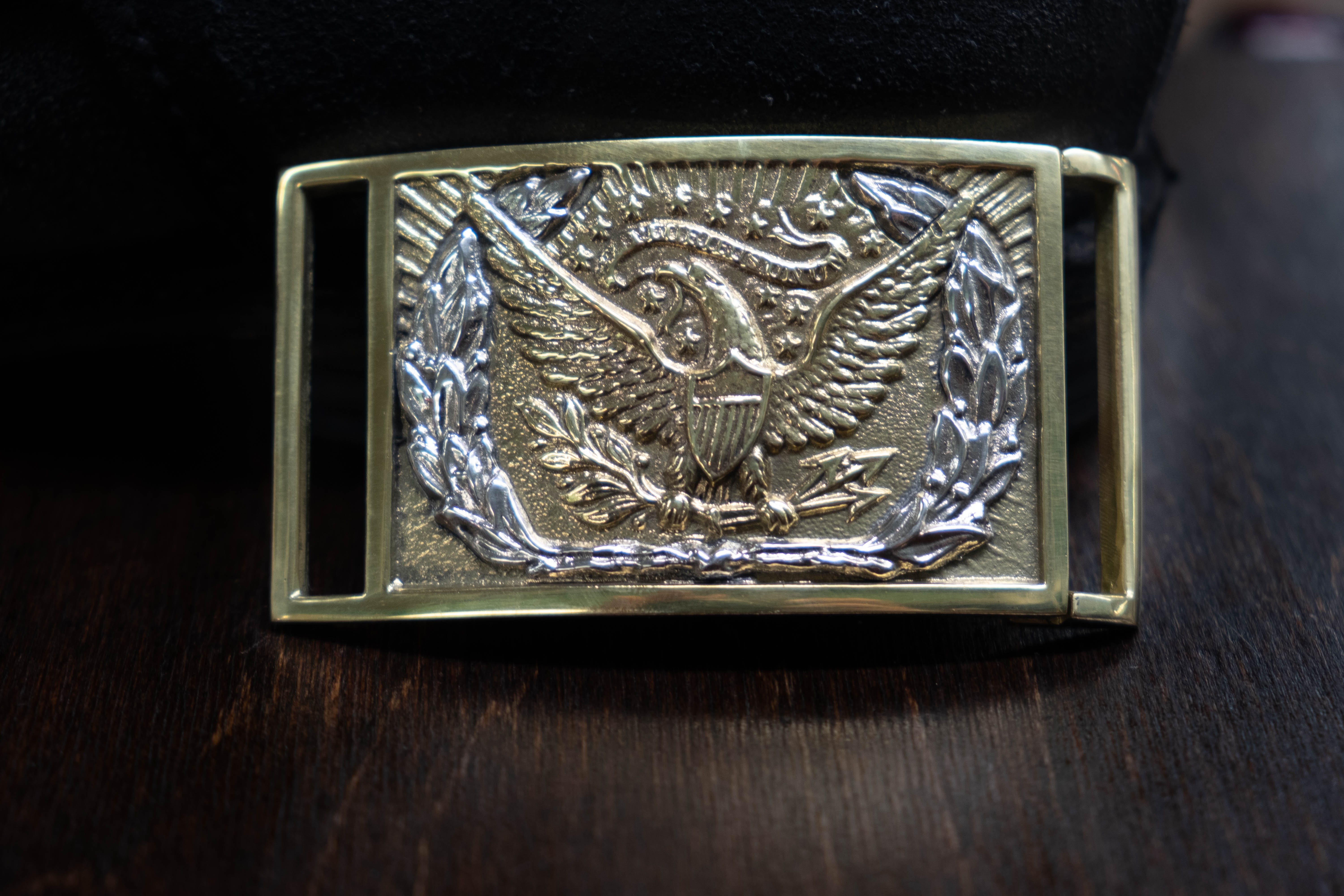 Civil War Union Officer's Eagle Sword Belt Plate